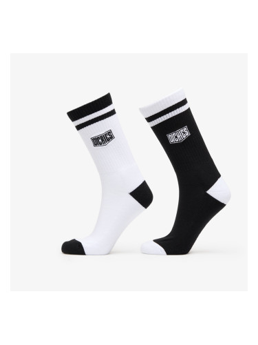 Dickies Philipsburg Socks 2-Pack White/ Black S