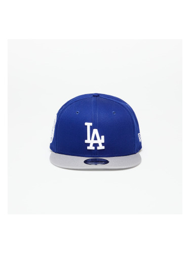 Шапка New Era Los Angeles Dodgers Contrast Side Patch 9Fifty Snapback Cap Dark Royal/ Gray S-M