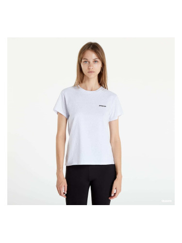Тениска Patagonia W's P-6 Logo Responsibili-Tee White S