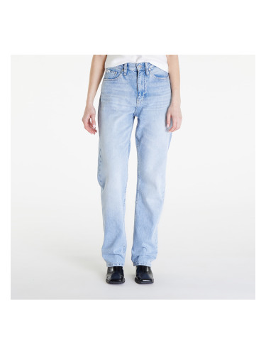 Панталони Calvin Klein Jeans High Rise Straight Jeans Denim Light W27/L32