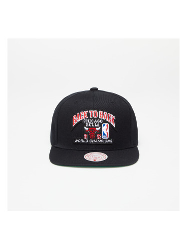 Шапка Mitchell & Ness NBA 91/92 B2B Champs Snapback Hwc Chicago Bulls Black Universal