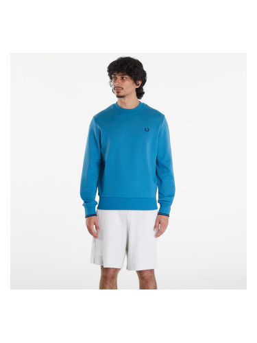 Суитшърт Fred Perry Crew Neck Sweatshirt Ocean/ Navy M