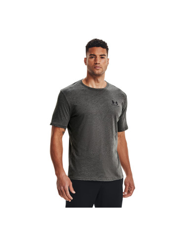 Тениска Under Armour Sportstyle Lc Ss Charcoal Medium Heather L