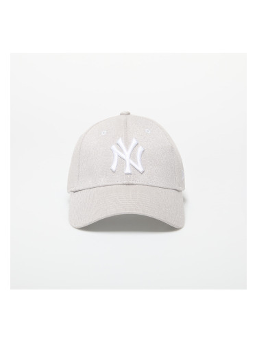 Шапка New Era New York Yankees MLB Womens Glitter 9FORTY Adjustable Cap Metalic Silver/ White Universal