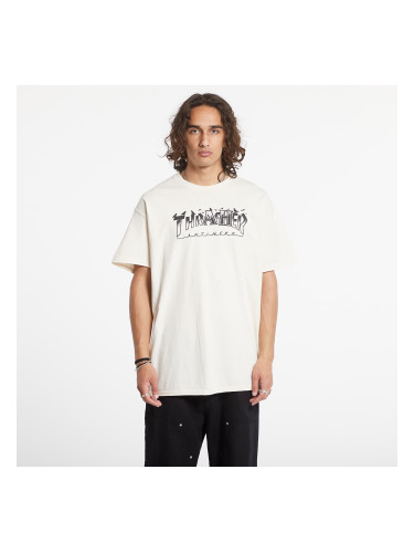 Тениска Thrasher T-Shirt Pigeon Mag Natural XL