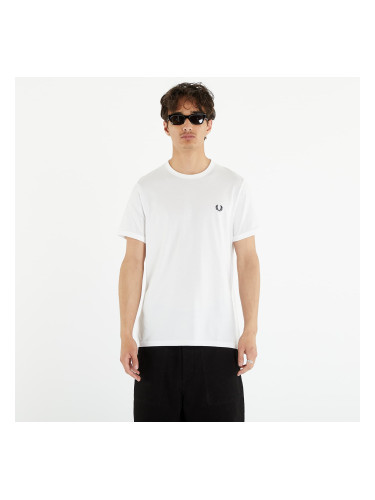 Тениска FRED PERRY Ringer Tee White M