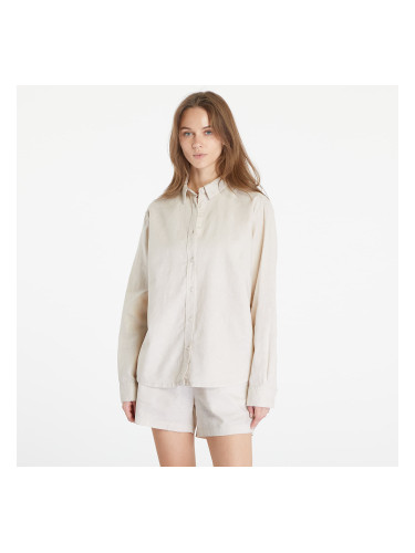 Риза Urban Classics Ladies Linen Mixed Oversized Shirt Soft Seagrass L