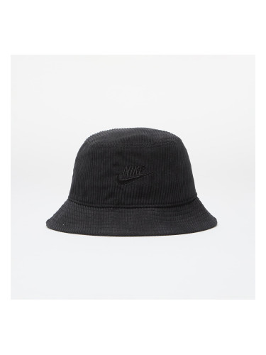 Nike Apex Corduroy Bucket Hat Black/ Black S