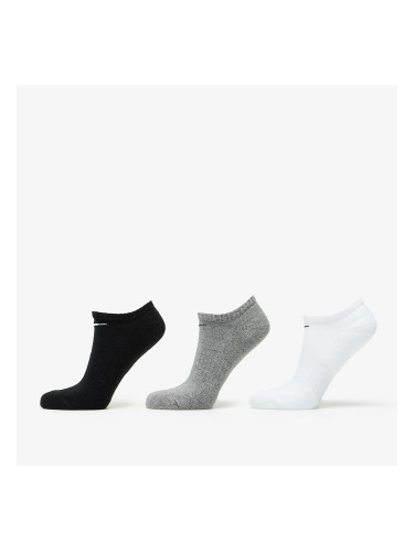 Nike U NK Everyday Cush NS 3 Pack Black/ Melange Grey/ White S