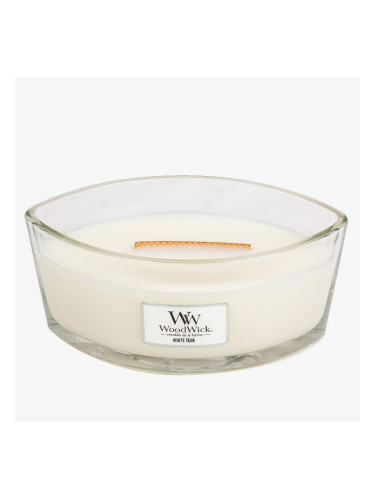 WoodWick Elipse Candle - White Teak Universal