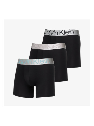 Calvin Klein Microfiber Boxer Brief 3-Pack Black S