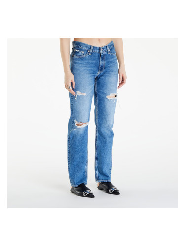 Дънки Calvin Klein Jeans Low Rise Straight Jeans Denim Medium W28/L30