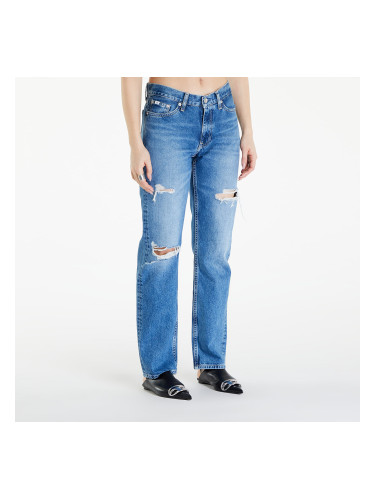 Дънки Calvin Klein Jeans Low Rise Straight Jeans Denim Medium W28/L30