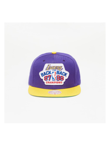 Шапка Mitchell & Ness NBA O.G. Snapback Los Angeles Lakers Purple/ Yellow Universal