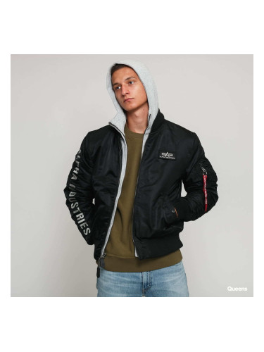 Яке Alpha Industries MA-1 D-Tec SE Black / Grey S