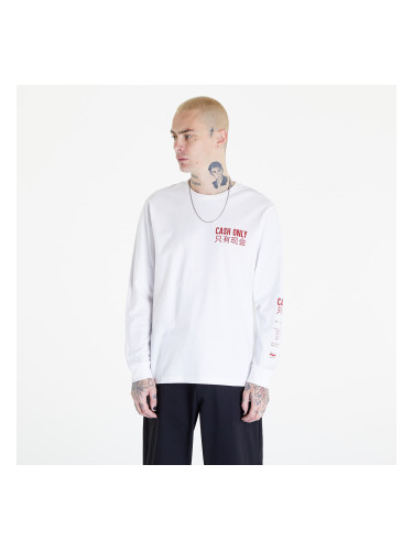 Тениска Urban Classics Cash Only Longsleeve White L