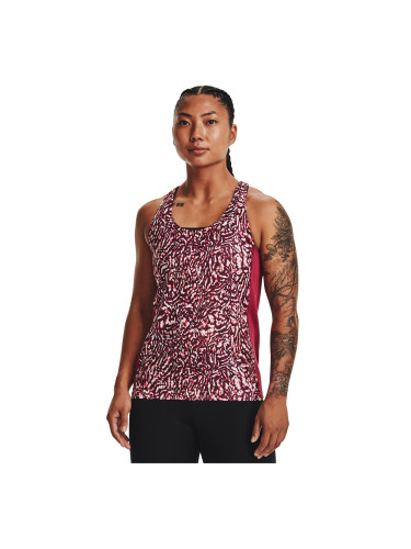 Under Armour Fly By Printed Tank Black Rose S