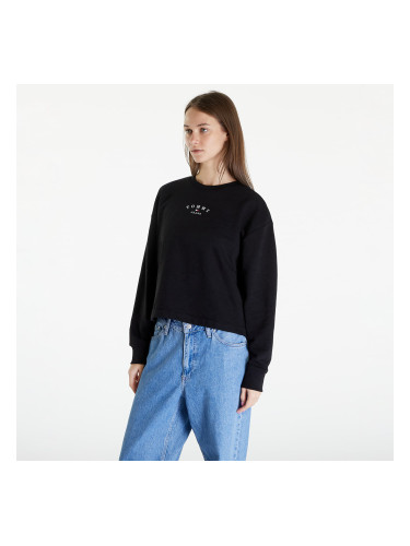 Суитшърт Tommy Jeans Essential Logo 2 Relaxed Fit Crewneck Black L