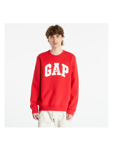 Суитшърт GAP Gap Original Arch Crew Pure Red M