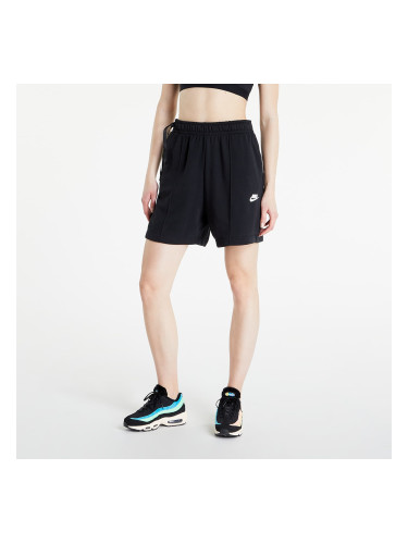 Къси панталони Nike Sportswear French Terry Fleece High-Rise Shorts Black S