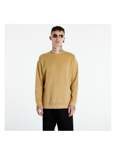 Суитшърт Urban Classics Oversized Open Edge Crew Warm Sand XL