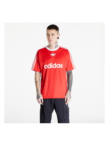 Тениска adidas Adicolor Poly T Better Scarlet/ White L