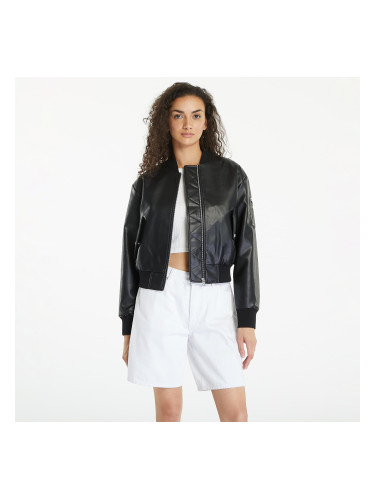 Яке Calvin Klein Jeans Faux Leather Bomber Jacket Black S