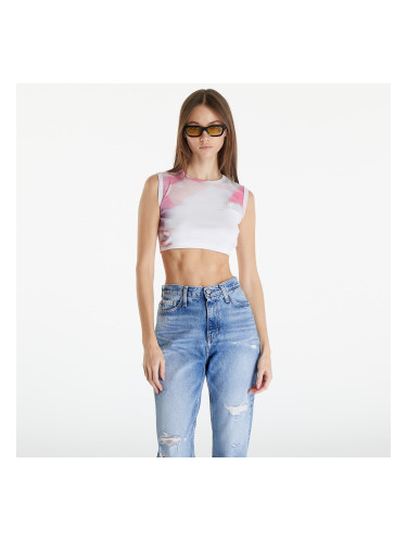 Calvin Klein Jeans Cropped Tank Top White L