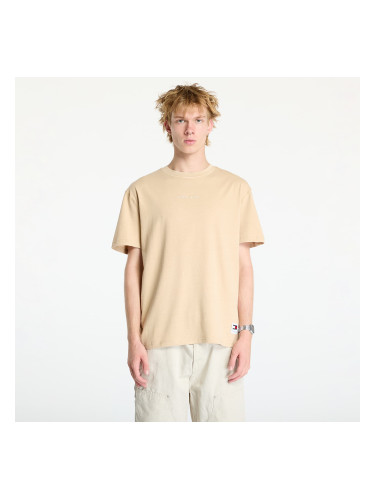 Тениска Tommy Jeans Regular Classic Tee Beige L