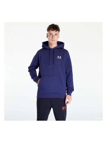 Суитшърт Under Armour Essential Fleece Hoodie Midnight Navy/ White M