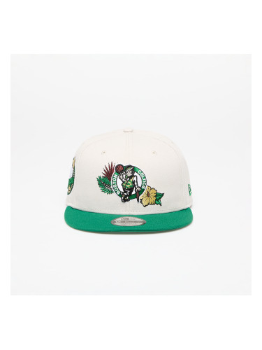 Шапка New Era Boston Celtics 9FIFTY NBA Floral Snapback Cap Stone/ Kelly Green M-L