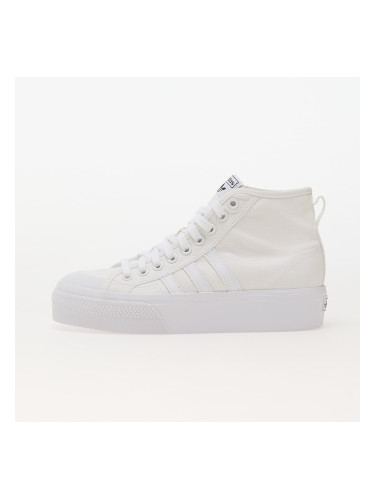 Сникърси adidas Originals Nizza Platform Mid W FtwWhite/ FtwWhite/ FtwWhite EUR 40 2/3