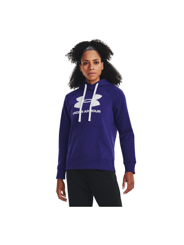 Суитшърт Under Armour Rival Fleece Logo Hoodie Blue M