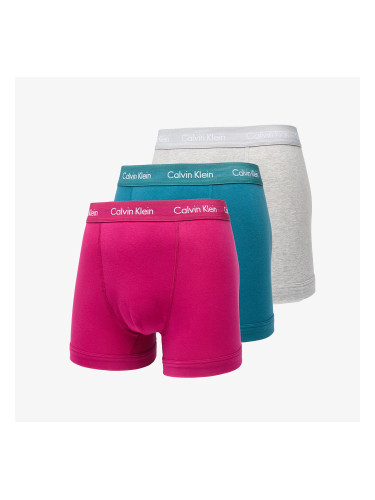 Calvin Klein Cotton Stretch Classic Fit Trunk 3-Pack Multicolor S