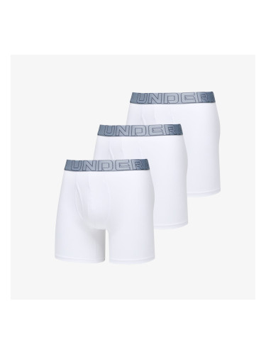 Under Armour Performance Cotton 6in 3-Pack White M