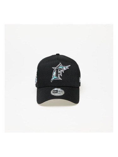 Шапка New Era Miami Marlins World Series Patch 9FORTY E-Frame Adjustable Cap Black/ Kelly Green Universal