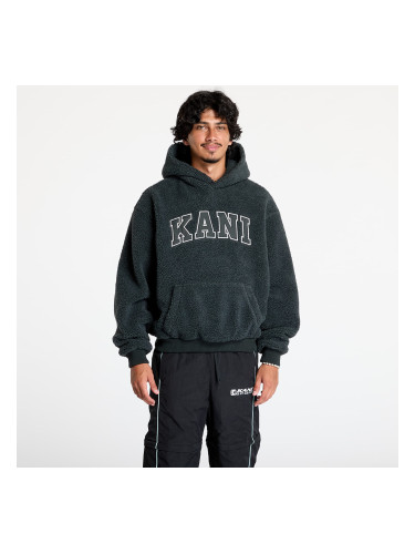 Суитшърт Karl Kani Serif Teddy Hoodie Anthracite S