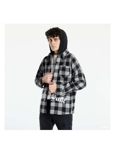 Риза Sixth June Tartan Hooded Shirt Grey S