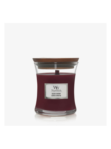 WoodWick Medium Hourglass Candle - Black Cherry Universal