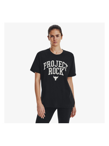 Тениска Under Armour Project Rock Heavyweight Campus T-Shirt Black S