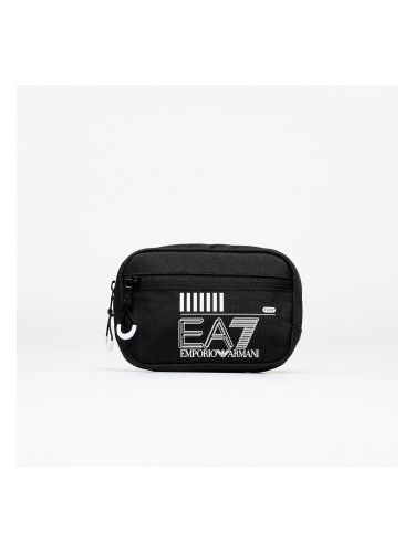 EA7 Emporio Armani Unisex Small Pouch Bag Black/ White Logo Universal