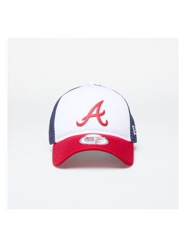 Шапка New Era Atlanta Braves 9Forty Trucker Scarlet/ Navy Universal