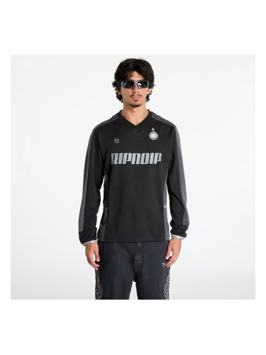 Джърси RIPNDIP Fc Long Sleeve Soccer Jersey Black/ Light Blue S