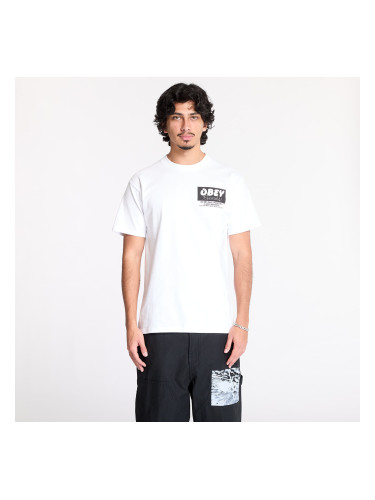 Тениска OBEY Obey Records T-Shirt White S