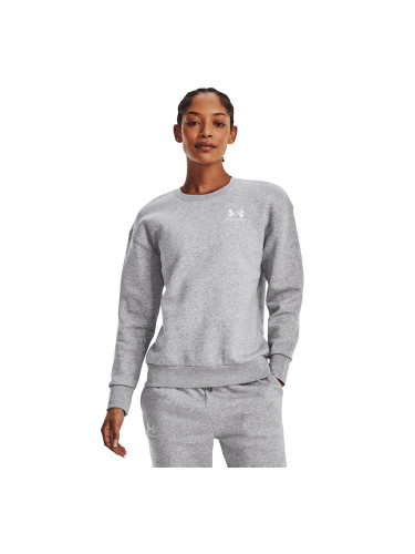 Суитшърт Under Armour Essential Fleece Crew Mod Gray Light Heather L