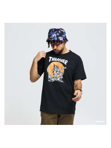 Тениска Thrasher Skate Outlaw Tee By Pushead Black S