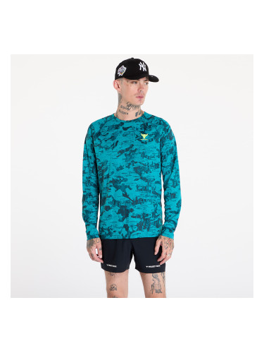 Тениска Under Armour Project Rock IsoChill LS Hydro Teal/ Black/ High-Vis Yellow S