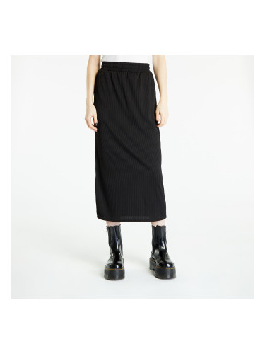 Пола Urban Classics Ladies Rib Jersey Midi Skirt Black S