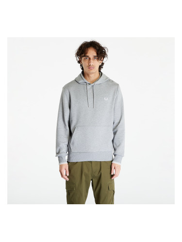 Суитшърт FRED PERRY Tipped Hooded Sweatshirt Steel Marl M