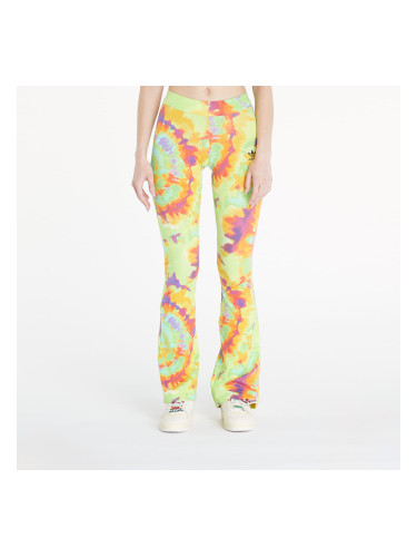 Панталони adidas Tie-Dyed Flared Pant Yellow/ Multicolor XS